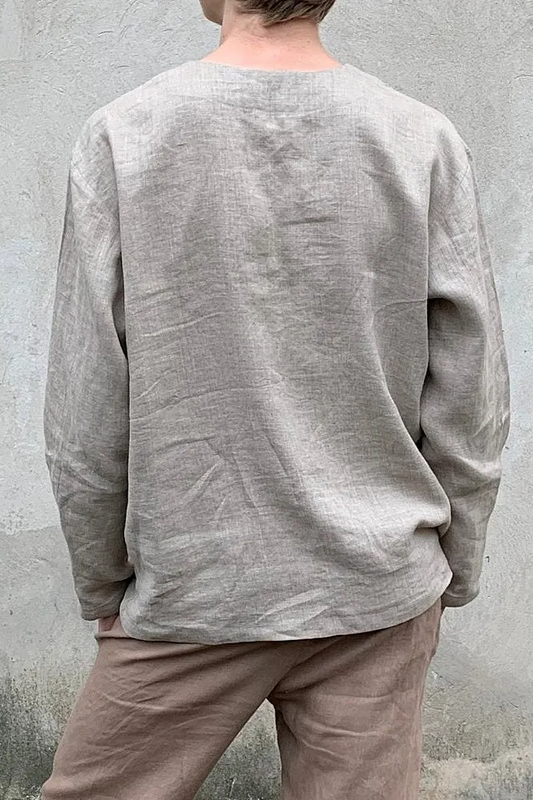 Men's Classic Linen Blend Comfy Shirt